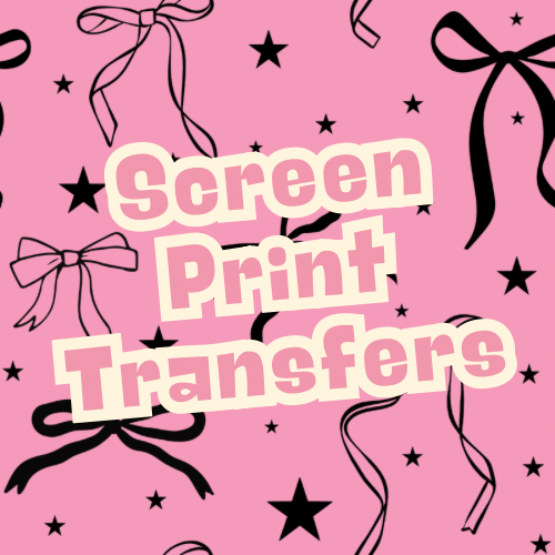 In stock Screen Print Transfers