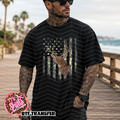 Faded camo flag with deer MM062926