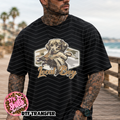 Local boy, dog camo with duck MM062926