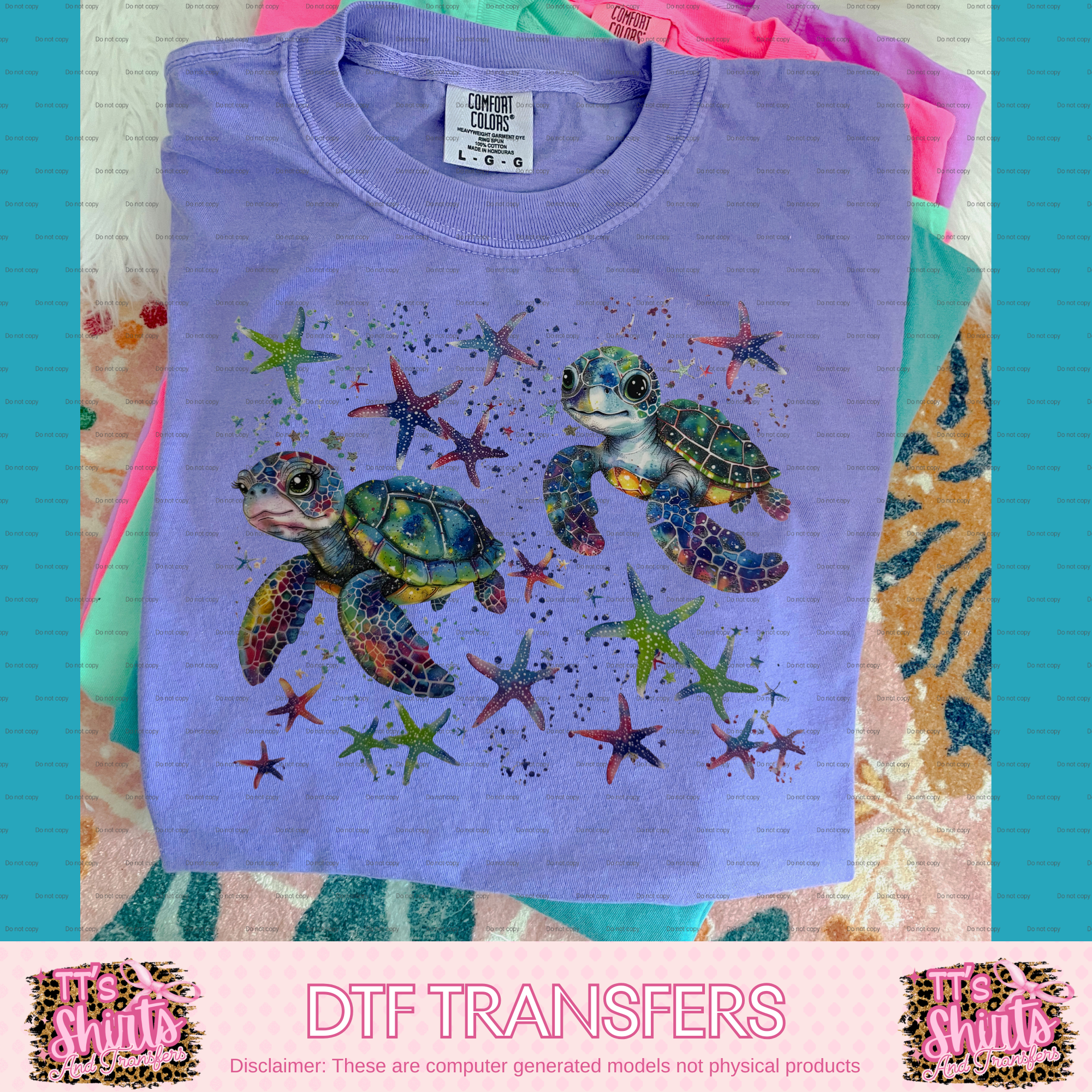 TURTLES AND STARFISH A5