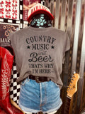 COUNTRY MUSIC AND BEER