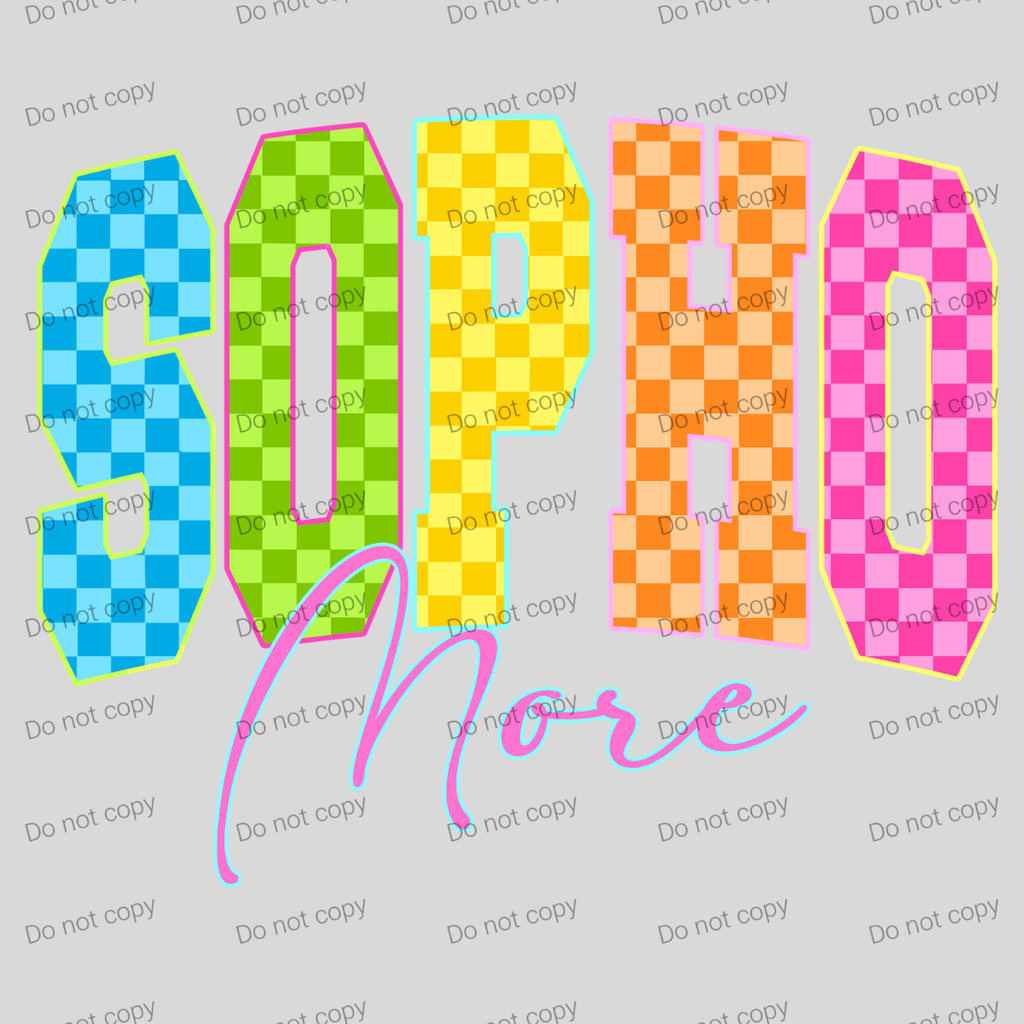 Neon checkered grades, MM072026