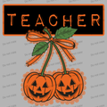 Teacher with pumpkin cherries MM072026