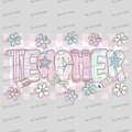 Pastel teacher with daisies MM072026