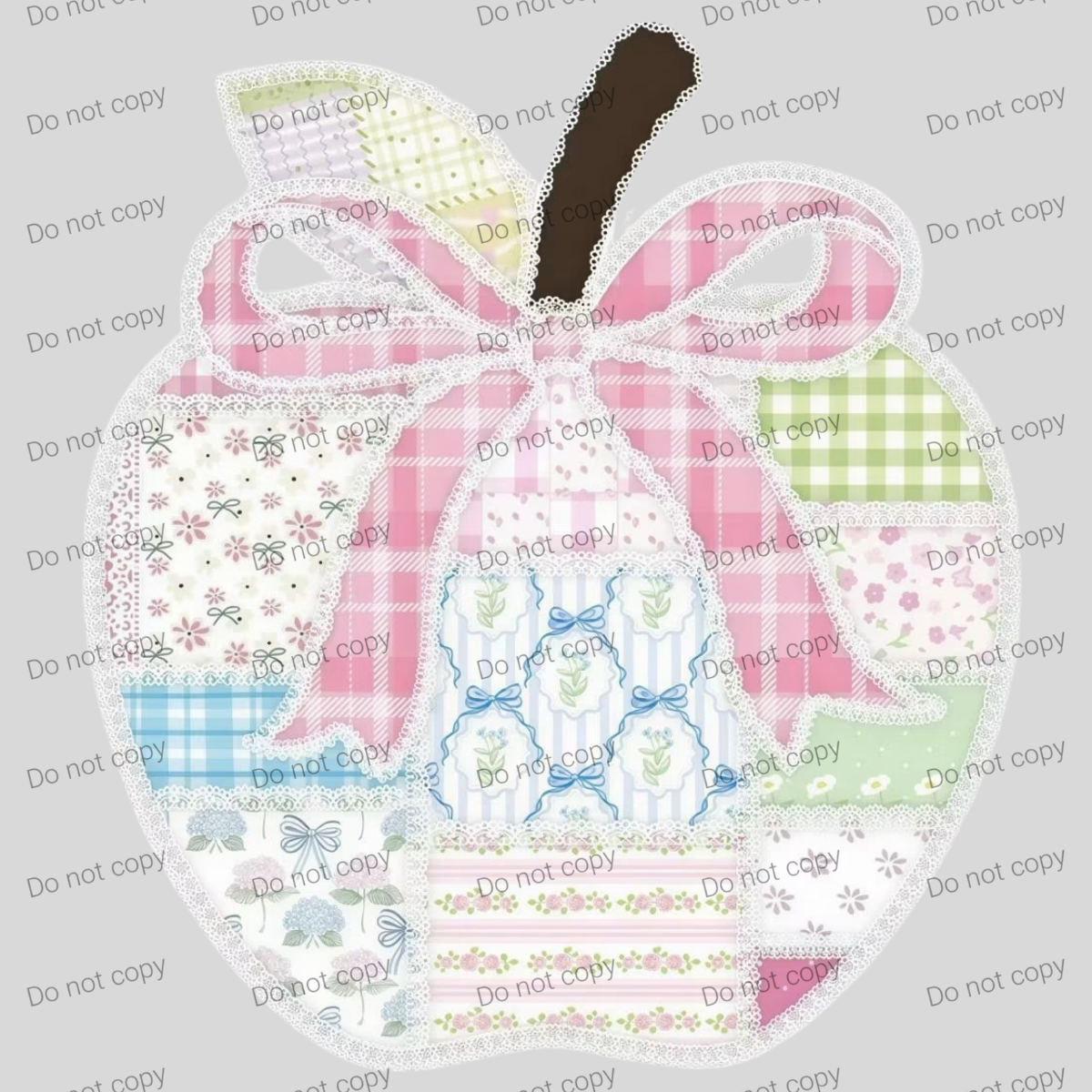 Pastel quilted laced apple MM072026