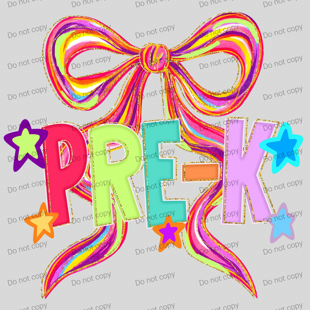 Brushstroke bow with stars grades MM072026