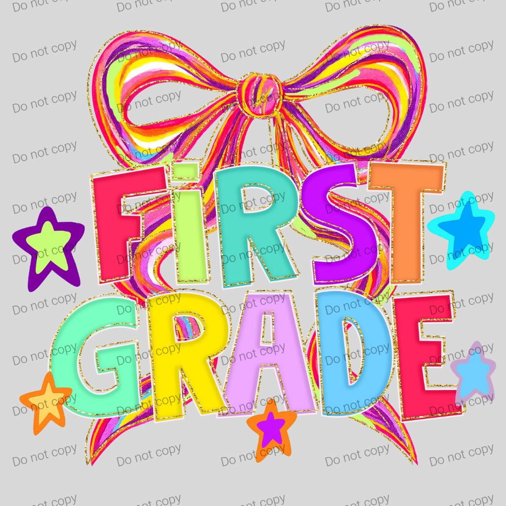 Brushstroke bow with stars grades MM072026