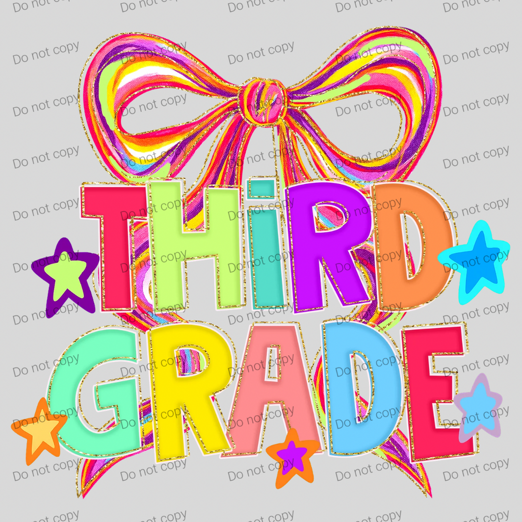 Brushstroke bow with stars grades MM072026