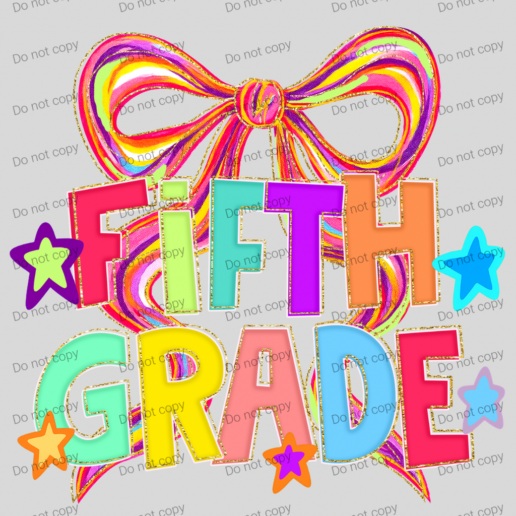 Brushstroke bow with stars grades MM072026
