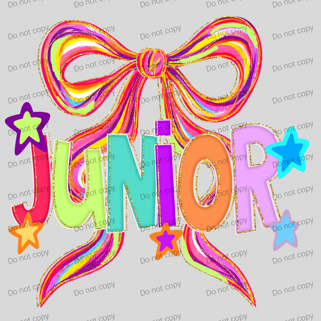 Brushstroke bow with stars grades MM072026