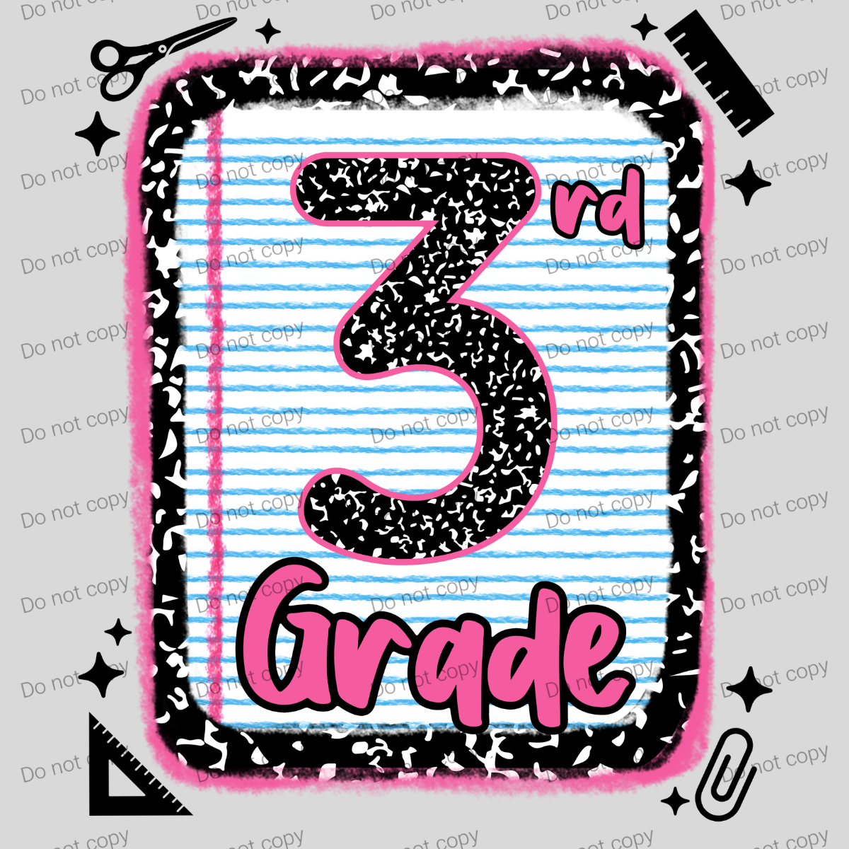 Pink composition book grades MM072026