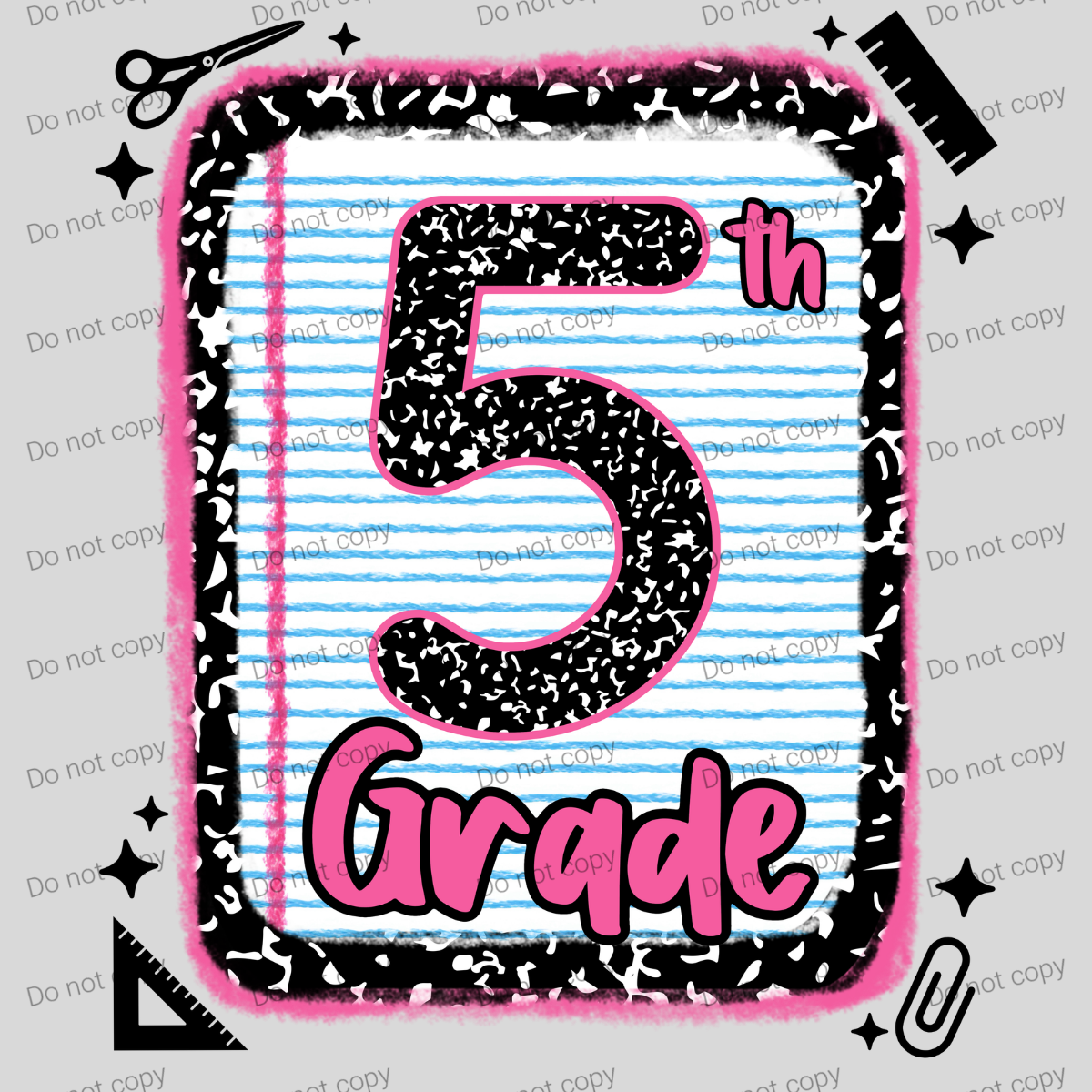 Pink composition book grades MM072026