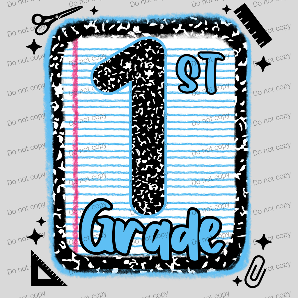 Blue composition book grades MM072026
