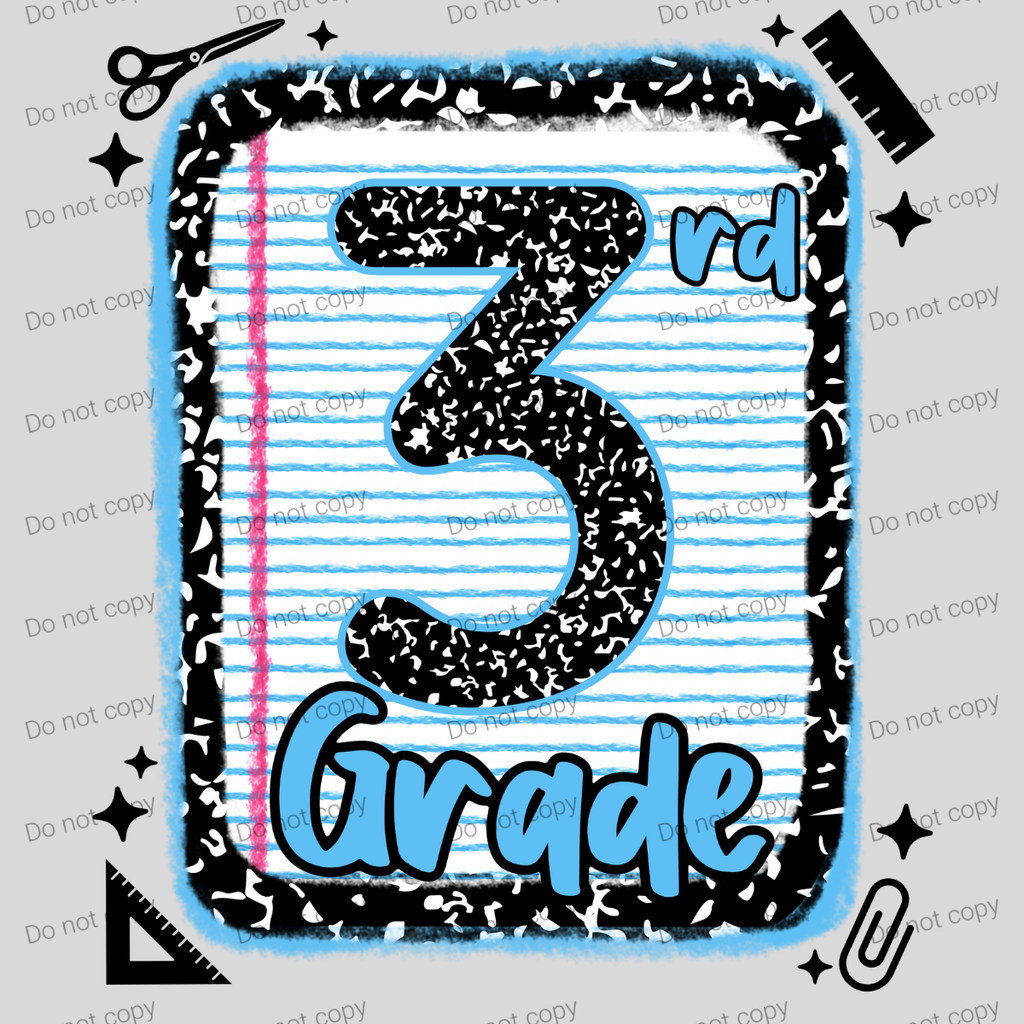 Blue composition book grades MM072026