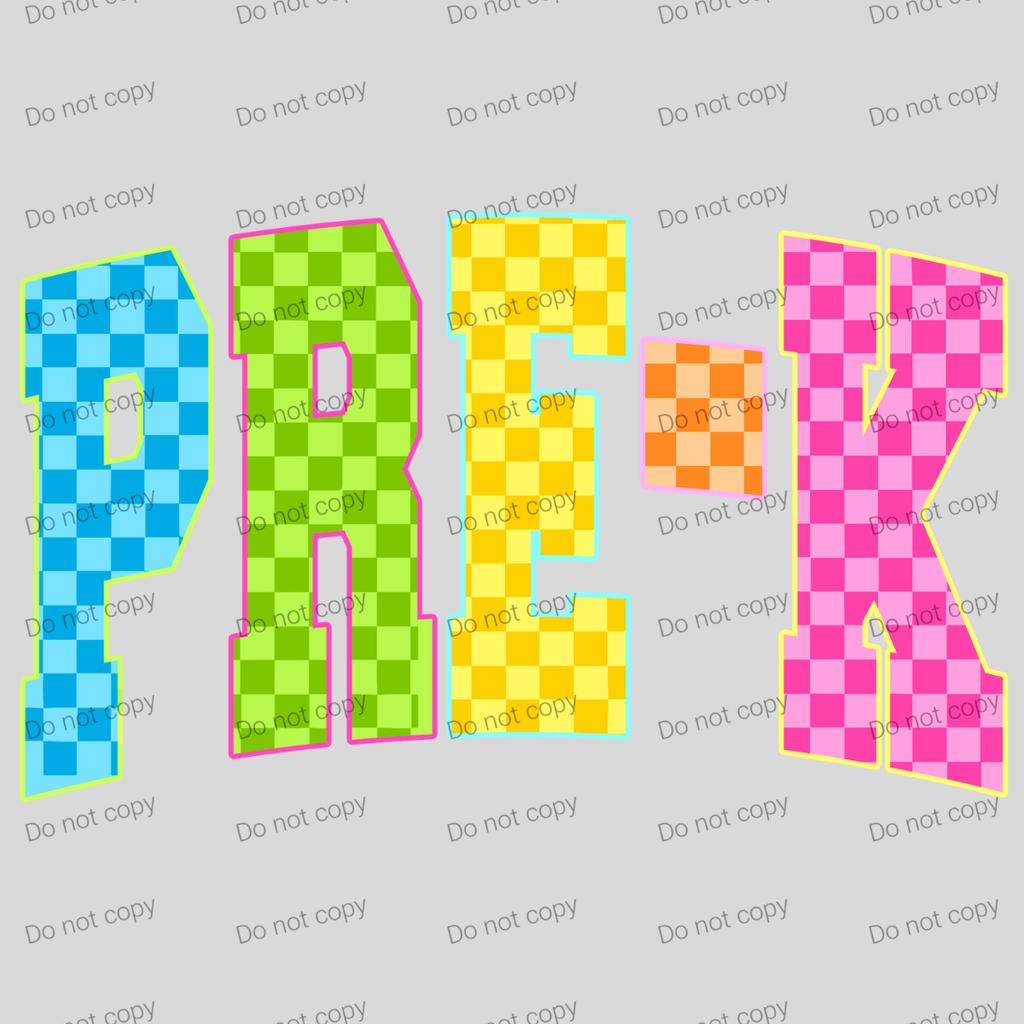 Neon checkered grades, MM072026