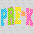 Neon checkered grades, MM072026