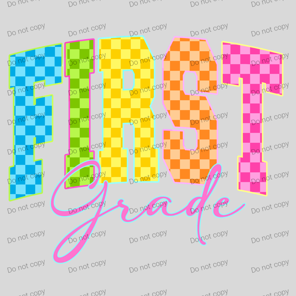 Neon checkered grades, MM072026
