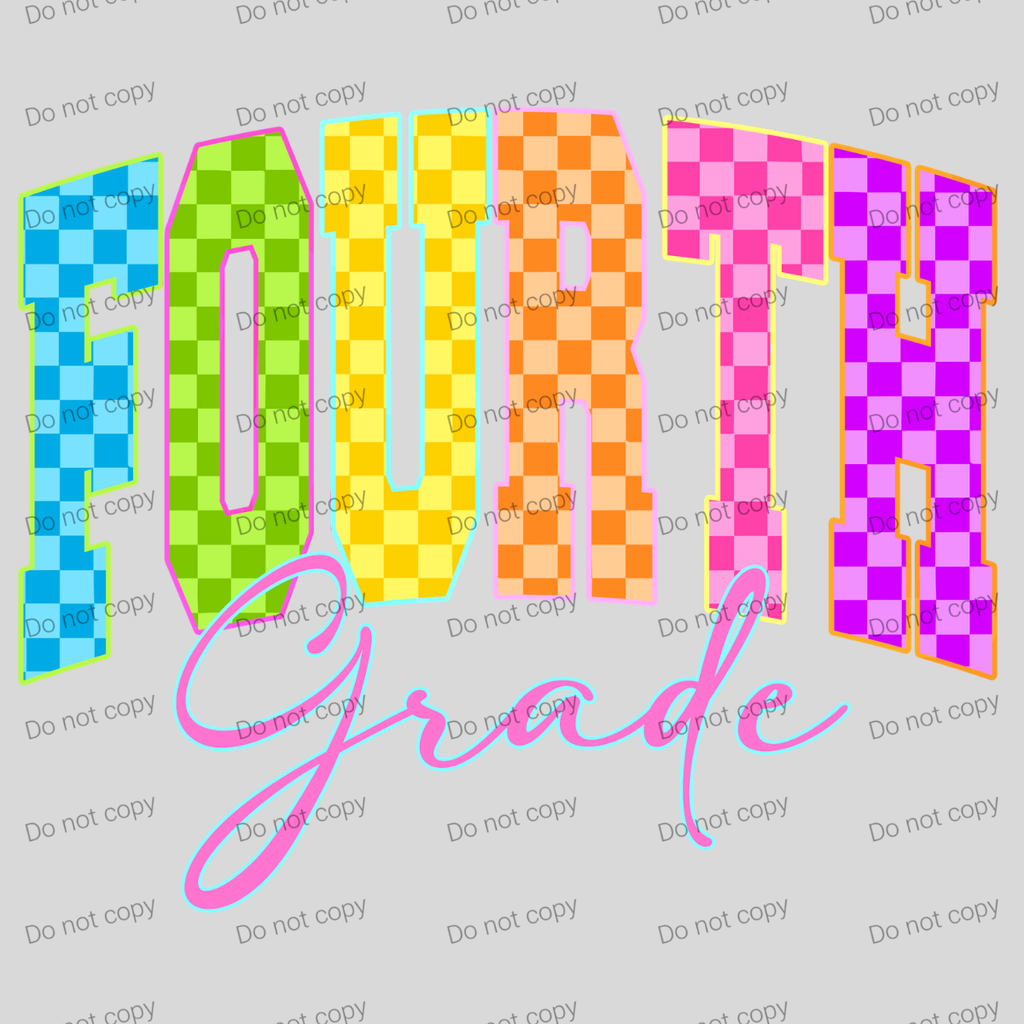 Neon checkered grades, MM072026