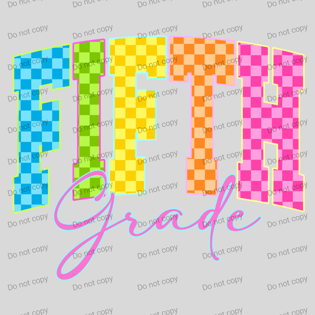 Neon checkered grades, MM072026