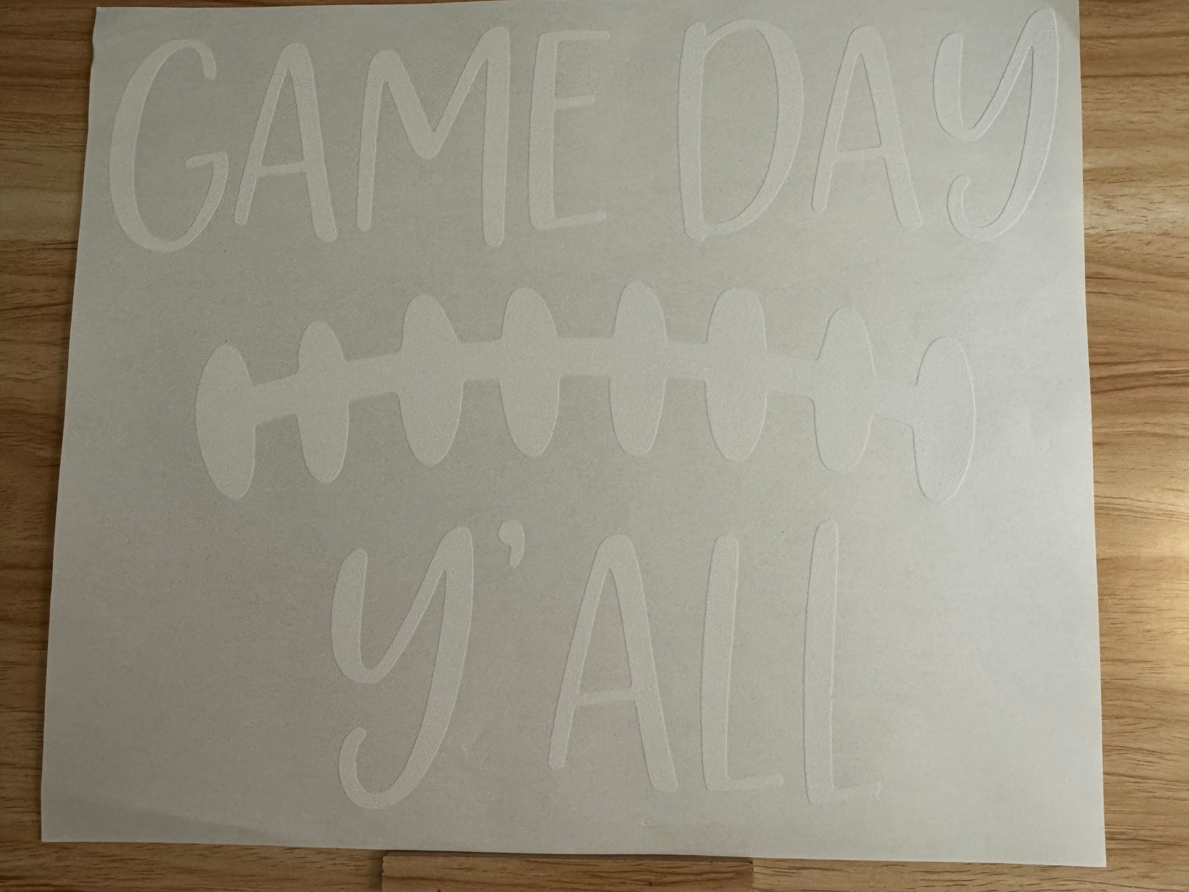 Game day y’all B1