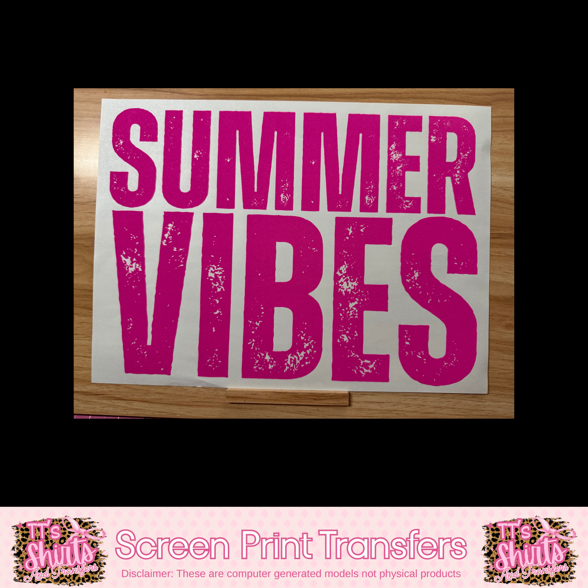 SUMMER VIBES NEON PINK - A9