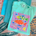 Preppy three fish, striped and polka dot mm051826