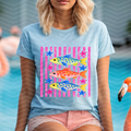 Preppy three fish polkadot mm051826