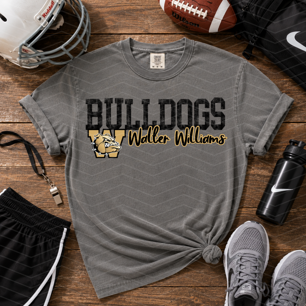 Custom school name with mascot/logo
