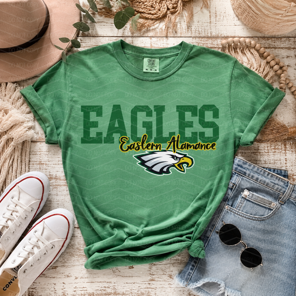 Custom school name with mascot/logo