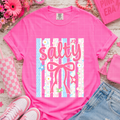 Salty preppy striped with bow MM060126