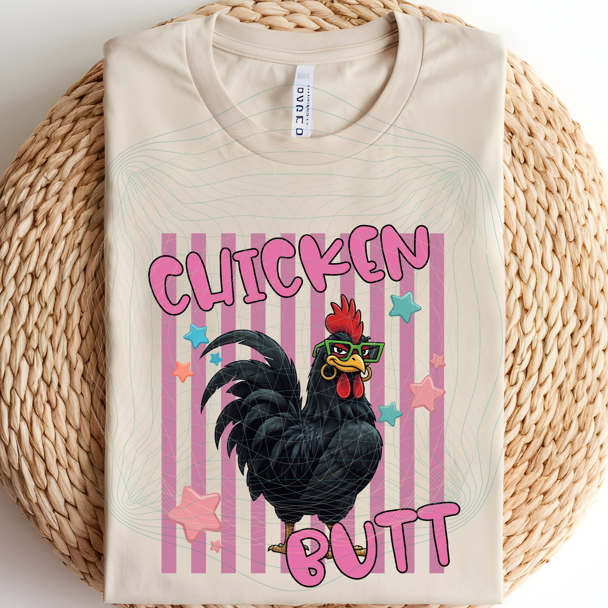 Chicken butt with green glasses MM061526