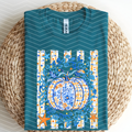 Blue and orange pumpkin MM062226
