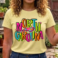 Bright North Carolina Shirt (no customizing on this shirt)