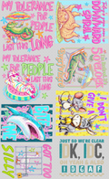 #4 gangsheet adult size Pre-order DTF transfers