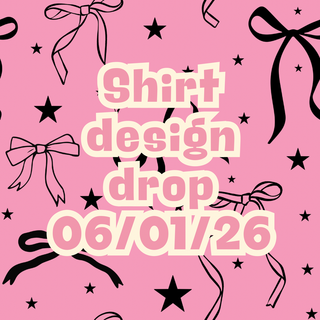 06/01/26 graphic shirt design drop (scroll through photos to see all designs and shirt colors)