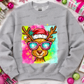 Preppy reindeer with glasses, MM070626