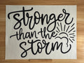 STRONGER THAN THE STORM WITH SUN AND CLOUD B2