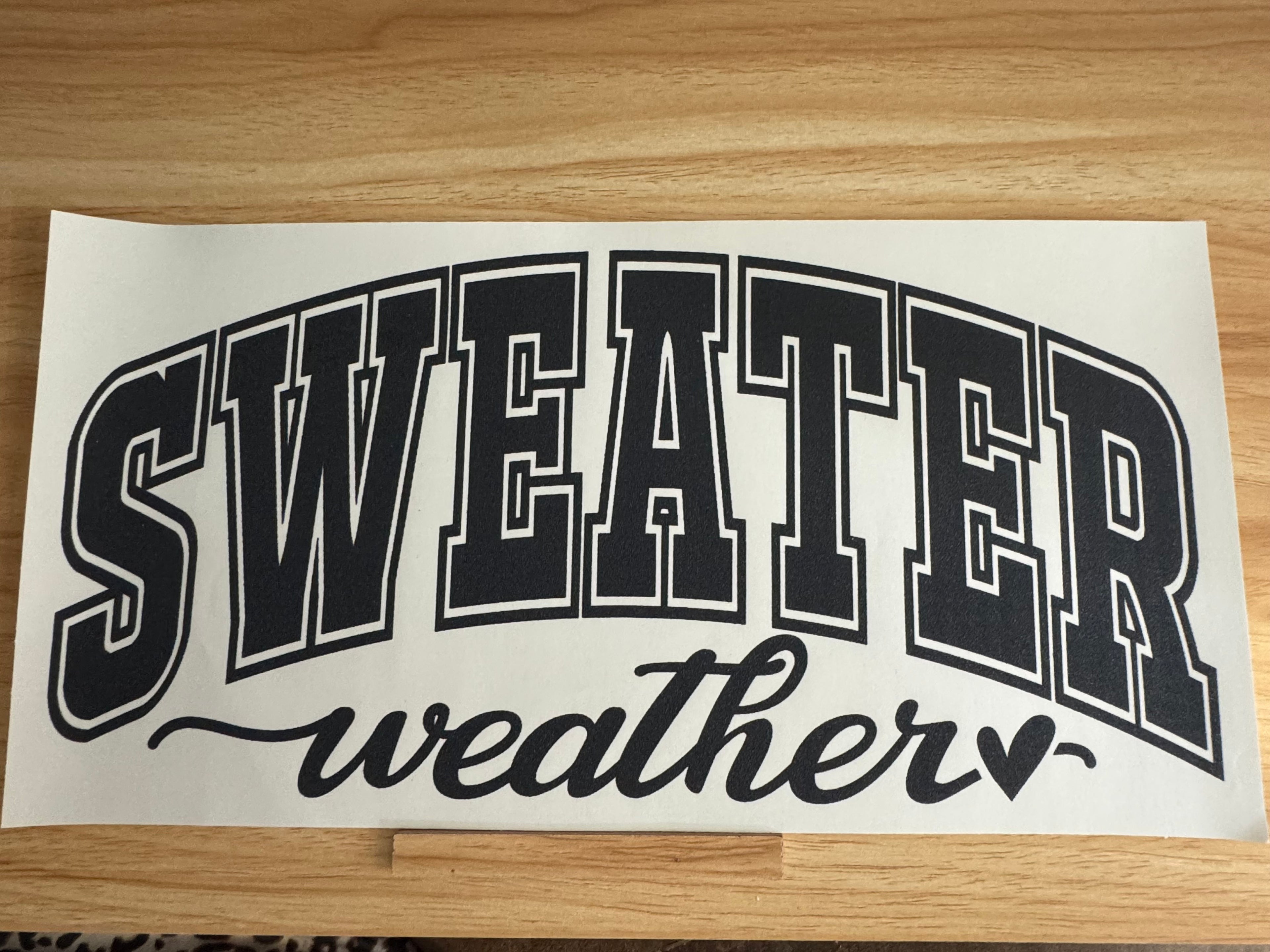 SWEATER WEATHER B2