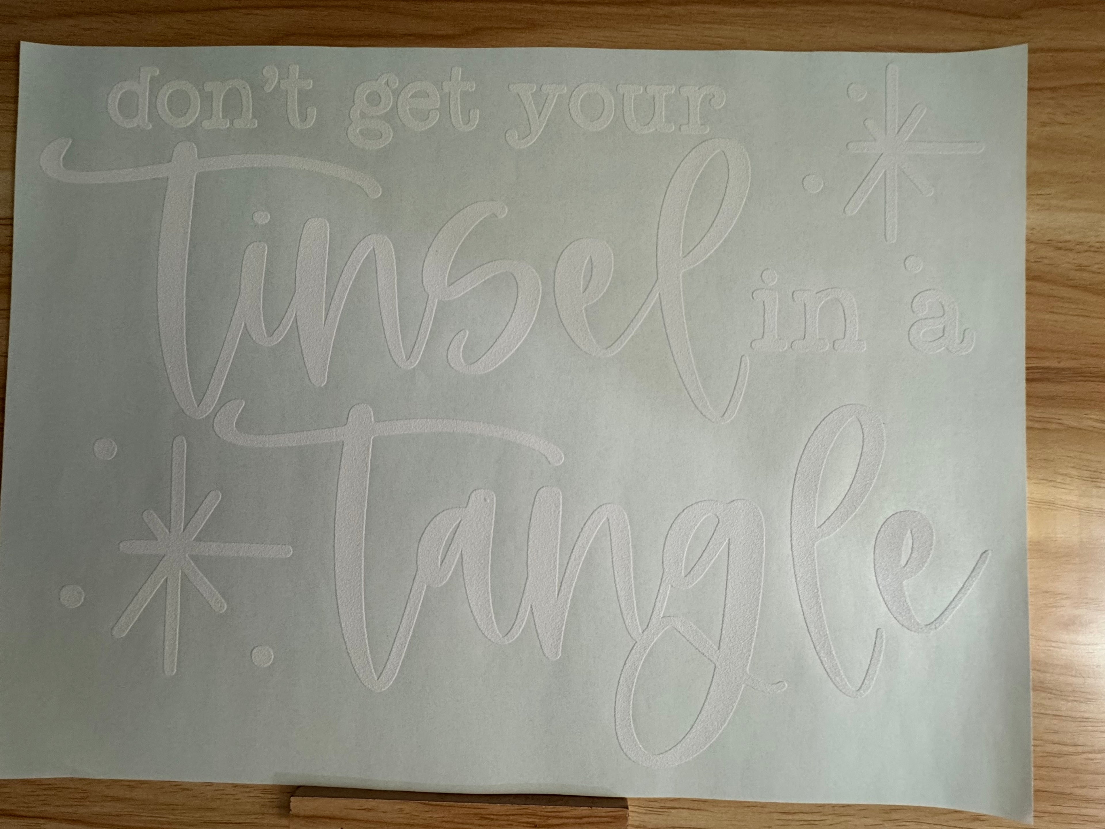 DON’T GET YOUR TINSEL IN A TANGLE B2