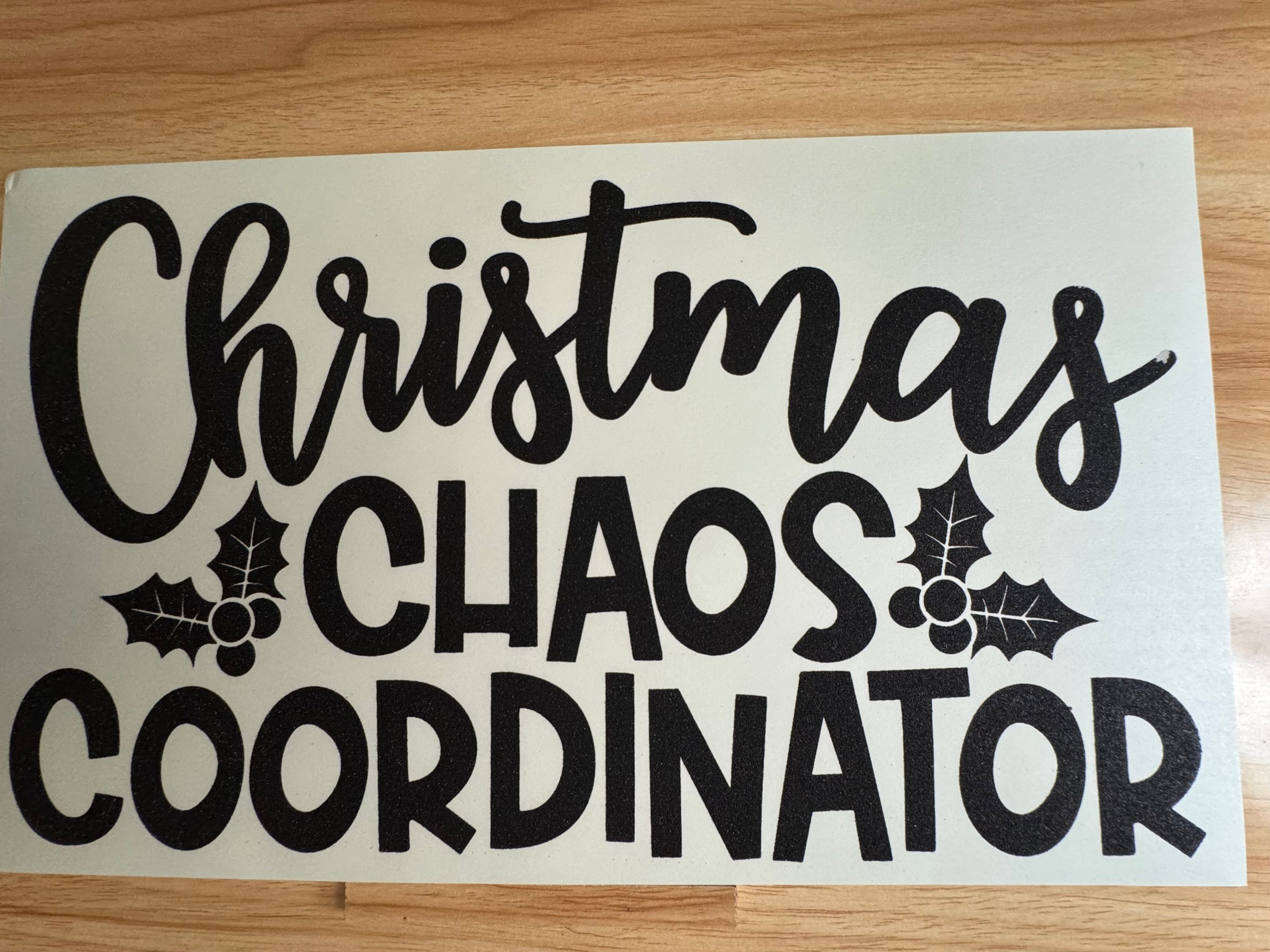 CHRISTMAS CHAOS COORDINATOR - B3