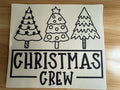 CHRISTMAS CREW W/ 3 TREES - B3
