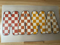 MAMA CHECKERED FALL COLORS B3 (this is a full color screen print transfers not a DTF.)