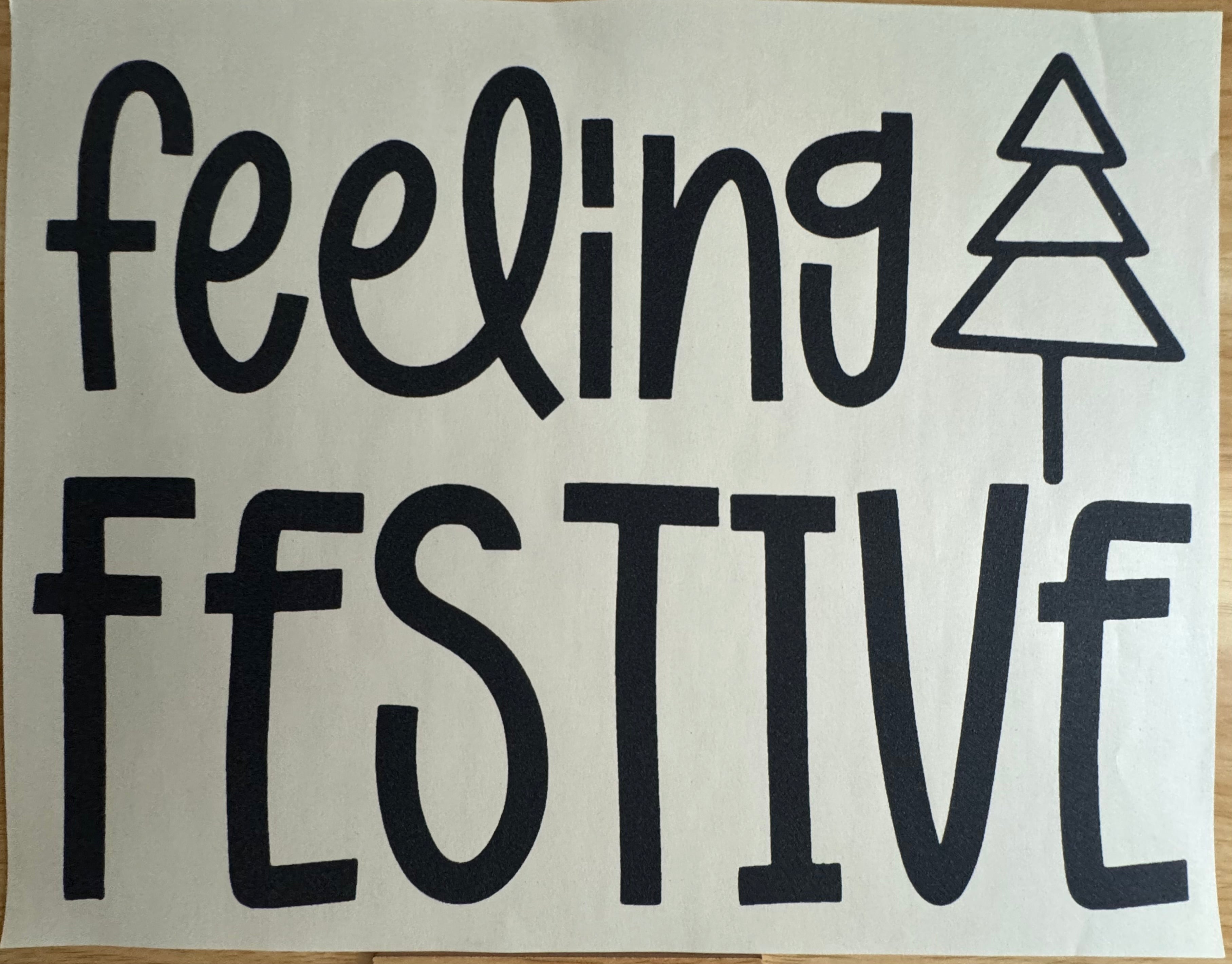 FEELING FESTIVE - B5