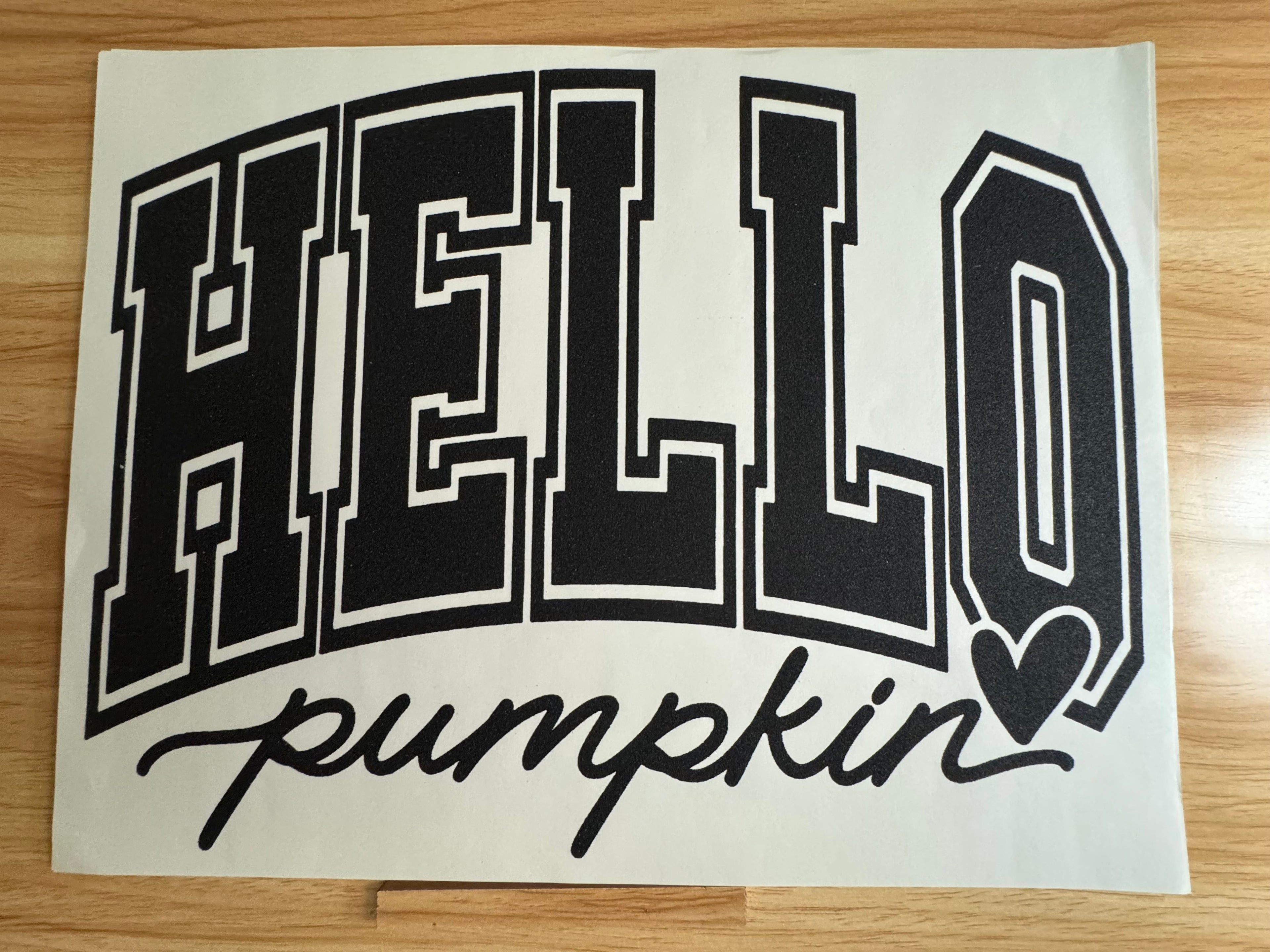 HELLO PUMPKIN - B4