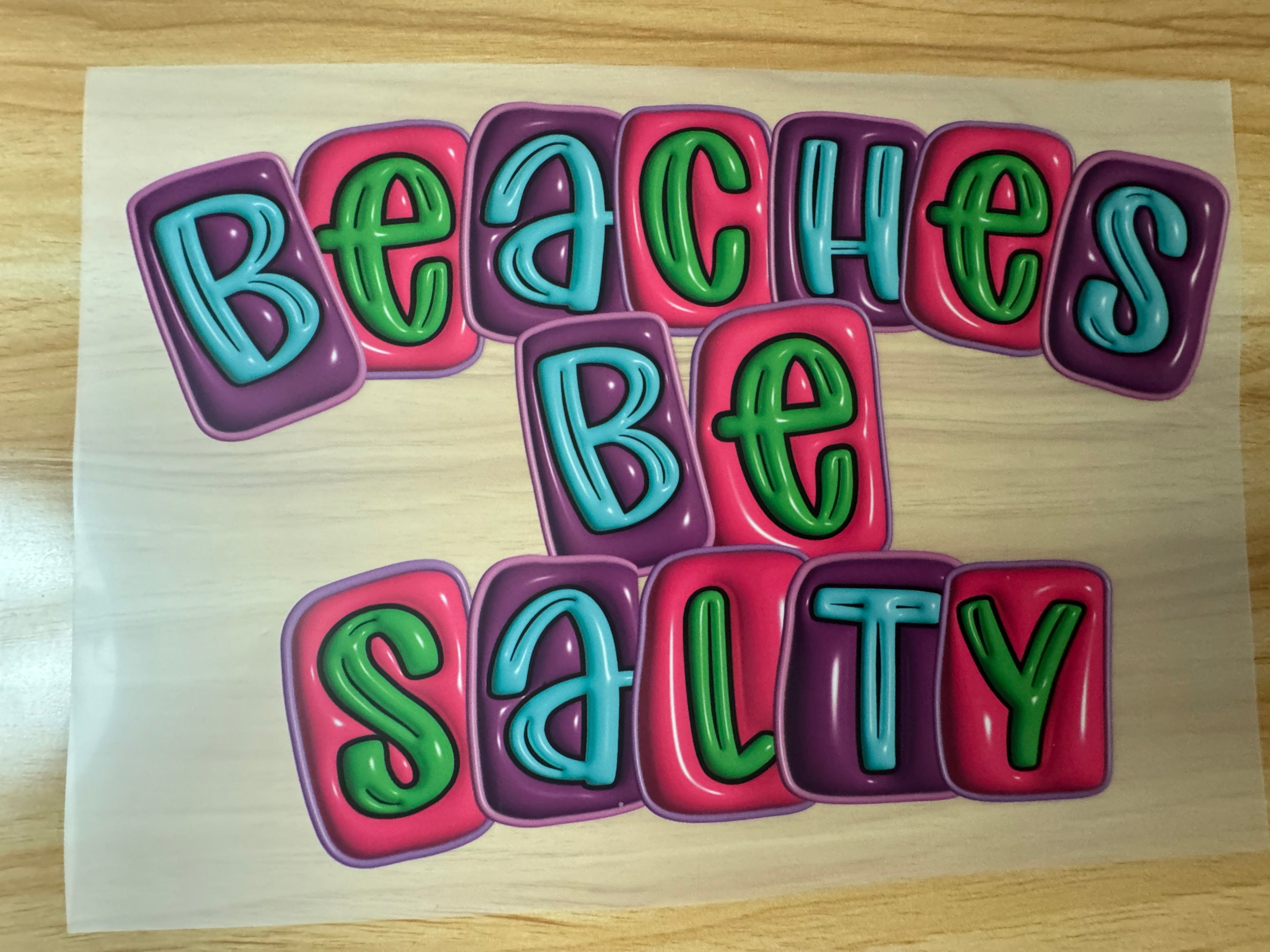 Beaches be salty – B5