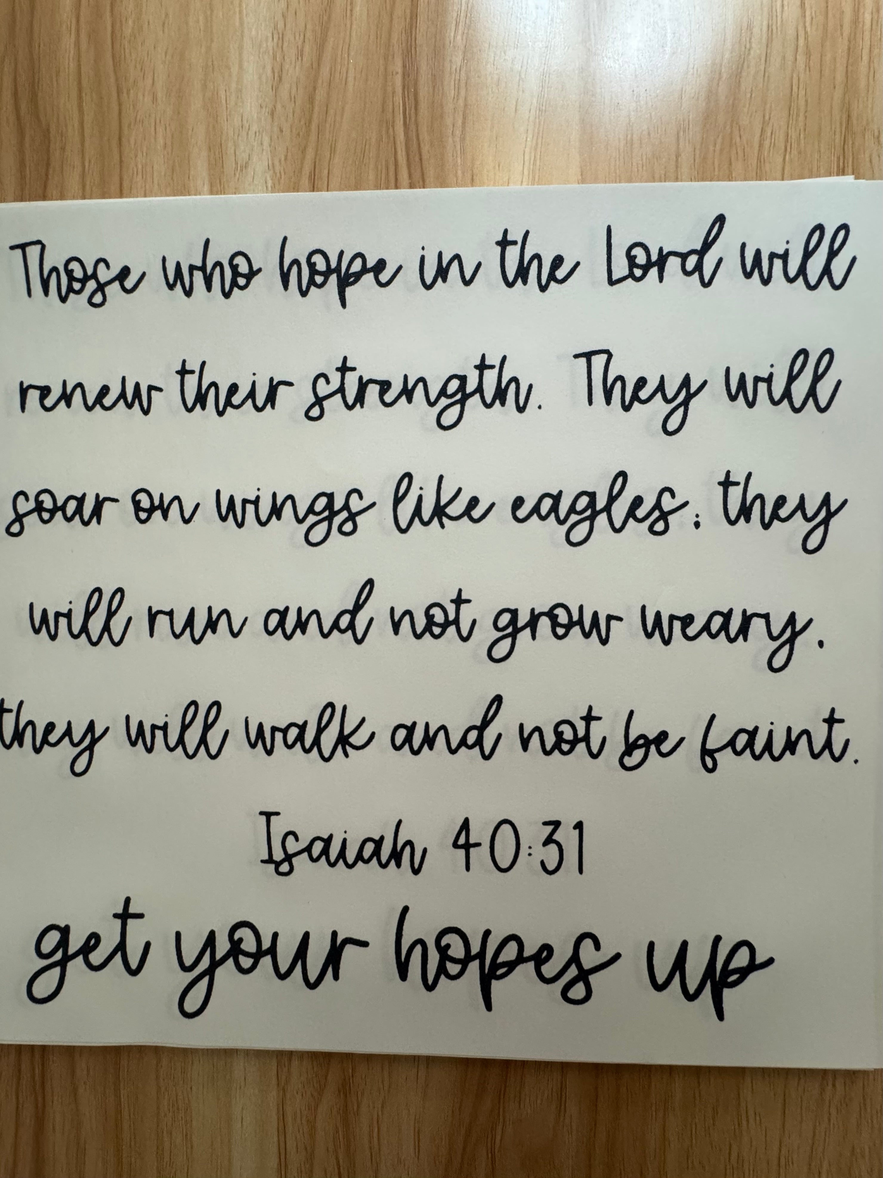 Get your hopes up with large design and sleeve – B6