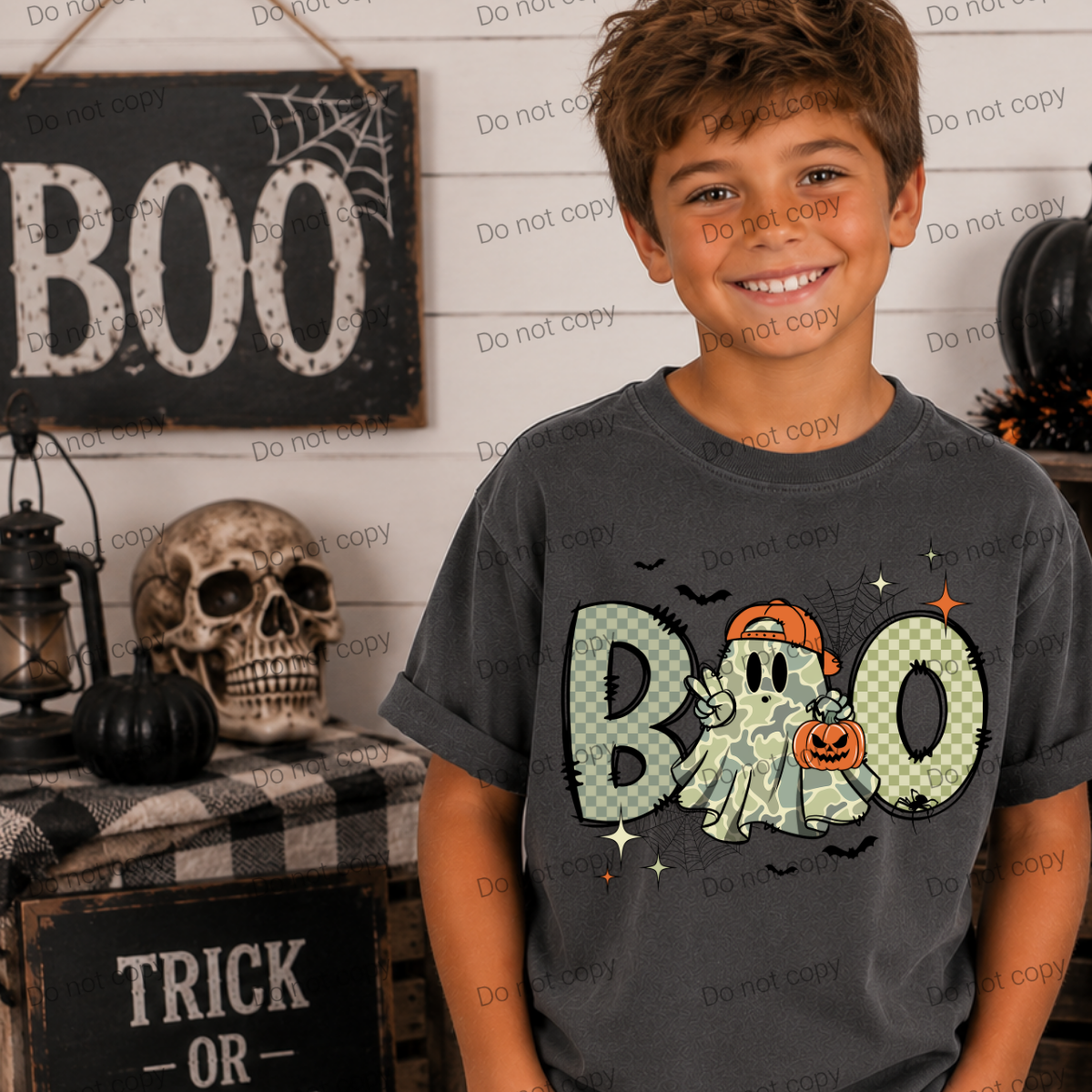 Boo ghost with hat MM072726
