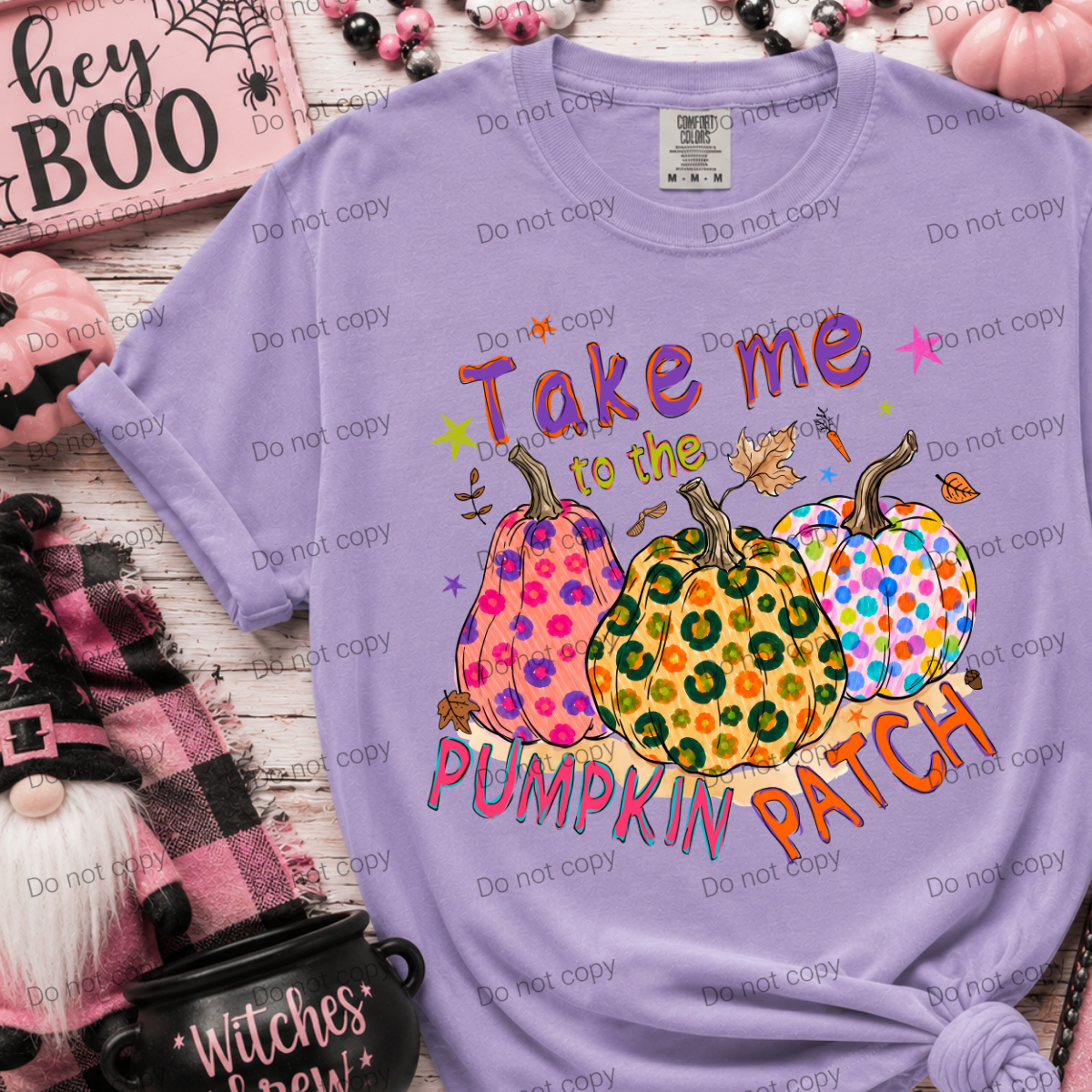 Take me to the pumpkin patch with patterned pumpkins MM072726