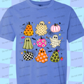 Multi pattern neon ghost and pumpkins, MM072726
